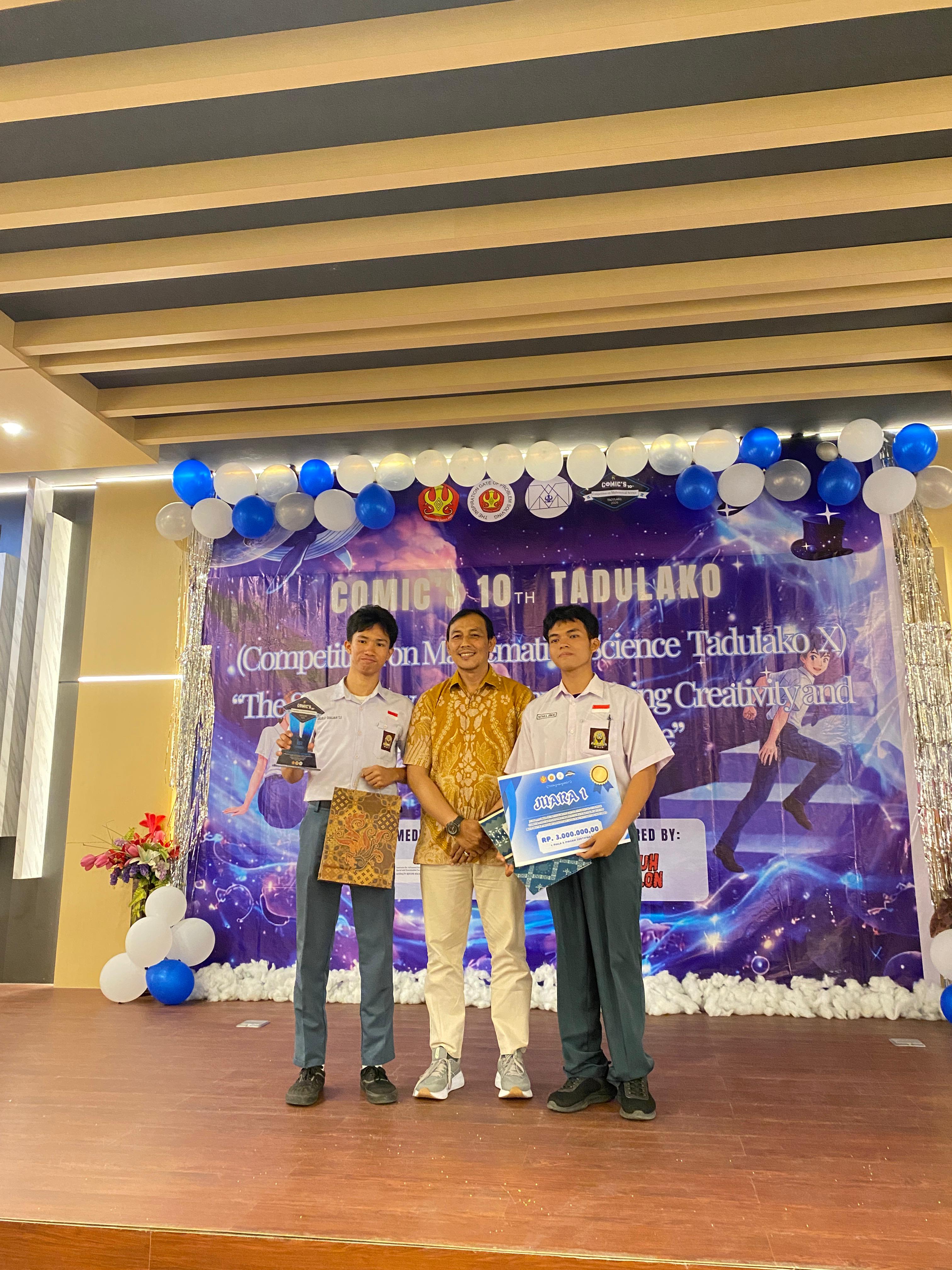 Peraih juara UMUM CoMic's 10th Tadulako